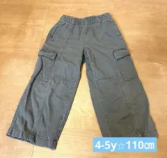 GAPキッズ　カーゴパンツ　カーキ　4-5y110㎝