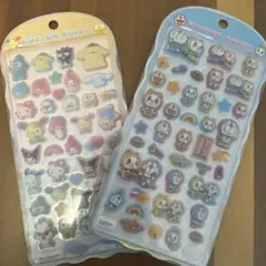 正規品　ドラえもん コットンパフィ　サンリオのサムネイル