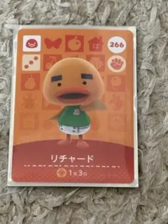 あつ森　アミーボ　アミーボカード リチャード　Switch どうぶつの森