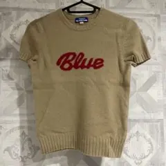 バーバリー　ブルーレーベル　半袖　ニット　M