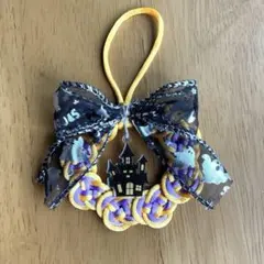 ハロウィン　ミニリース②　壁飾り　ドア飾り　パーティー飾り　ハンドメイド