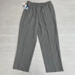未使用タグ付き☘️ミセス　シニア　スラックス　グレー　LL