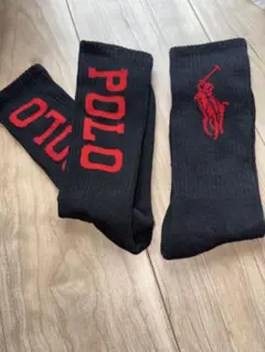 POLO ラルフローレン ソックス　靴下　2足　美国输出品のサムネイル