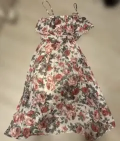 INGNI バラ柄 花柄 キャミワンピース