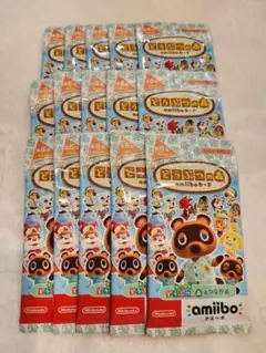 【新品】どうぶつの森　amiiboカード　第5弾　15パック　セット　未開封