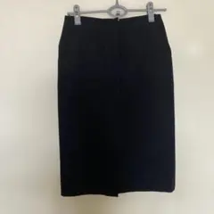 フロントジップ タイトスカート ブラックのサムネイル