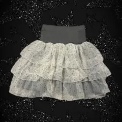 フェアリーグランジ フリルスカート バレエコア 花柄