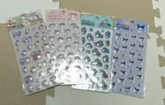 セリア キャンドゥ サンリオ キティ シール ぷっくり