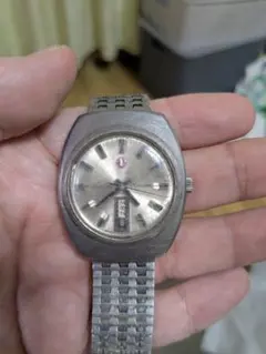 RADO Voyager 自動巻き腕時計 シルバー ラドー RADO ボイジャー シルバーダイヤル デイデイト