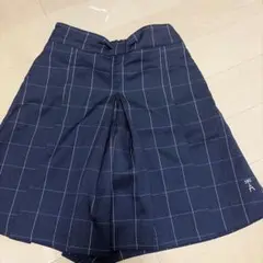 新品未使用ポンポネットジュニア　サマーパンツリボンチェック柄 半ズボン150cm