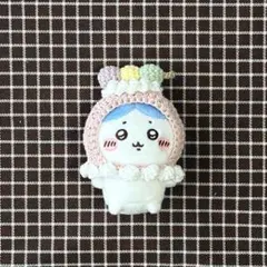 お団子さくらケーキ　ぬいぐるみ用　ぬい服　ちいかわ　帽子　ハンドメイド　編み物