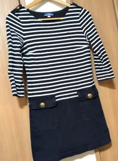 BURBERRY BLUE LABEL ストライプワンピース 38