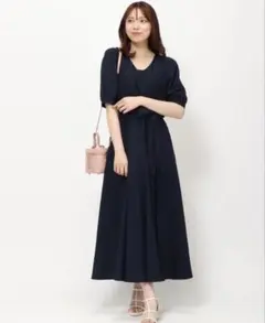 ミッシュマッシュ カラーカシュクールワンピース
