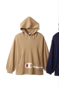 Champion チャンピオン　フード付きパーカー　ベージュ