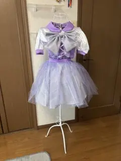 紫色 グレー　アイドル衣装