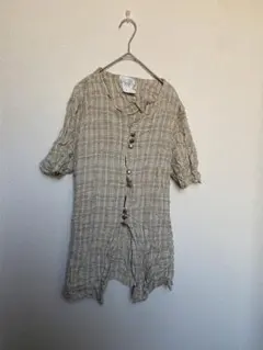 Pride & Joy 半袖チェックシャツ 16M