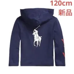 ラルフローレン 120cm コットンジャージーグラフィックフーデッドTシャツ