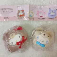 起き上がりぬいぐるみマスコット ラテクマ キティ＆シナモロール