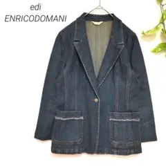 edi エンリコドマーニ✳️デニムテーラード ジャケット【9】ストレッチ 秋冬