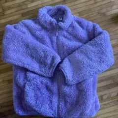 UNIQLO フリースジャケット 120 薄紫