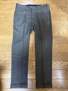 ビジカジスタイル　VISARUNOビサルノスラックス　茶色のサムネイル
