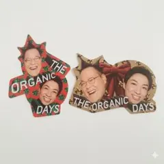オーガニックデイズ ステッカー 2枚　アインシュタイン