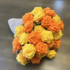 ハンドメイド　花束ブランケット　ブーケブランケット　　マンスリーフォト