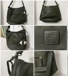 【美品タグ付き]Bruno Rossi ブルーノロッシ レザーショルダーバッグのサムネイル