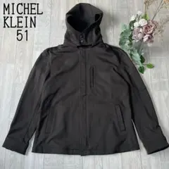 【ミッシェルクランMICHEL KLEIN】メンズ　カジュアルジャケット　茶LL