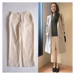 green label relaxing CB WカルゼST BACKゴムパンツ