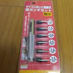 差替式 皮ポンチセット極小