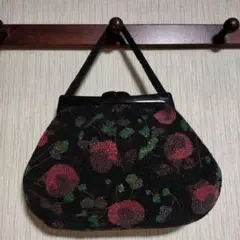 ★美品　大きい和装総ビーズ装飾バッグ