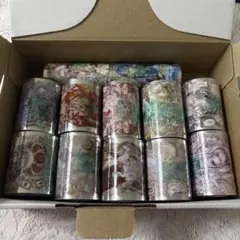 【匿名配送】海外マスキングテープ 中古巻売り12本セットのサムネイル
