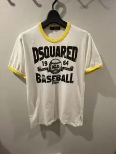 ディースクエアード　プリントTシャツ　ベースボールデザイン　Sサイズ