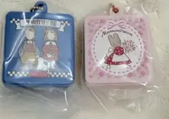 サンリオキャラクターズ　クッキー缶　マロンクリーム　ザ ボードビルデュオ