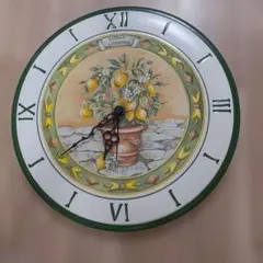 美品☆イタリア製陶器時計