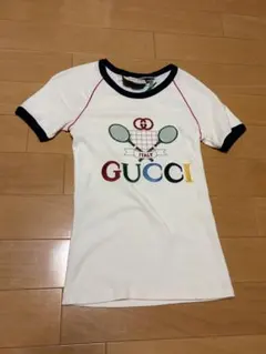 GUCCI テニス刺繍 リンガーTシャツのサムネイル