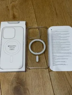 【純正】【使用期間1ヶ月】iPhone 15 Pro MagSafeクリアケース