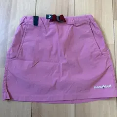 mont-bell キッズスカート 130 ピンク