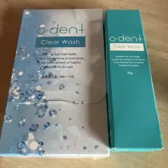 O-dent オーデント クリアウォッシュ 8ml×10包＋クリアホワイト 30