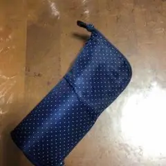 ネイビー ドット柄 折りたたみ傘