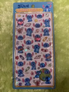 正規品 ボンボンドロップシール スティッチらくがき