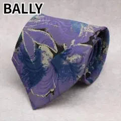 BALLY ネクタイ ボタニカル 総柄 抽象模様 スイス製 ビジネス パーティーのサムネイル