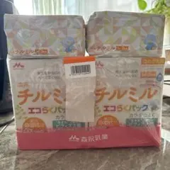 森永 チルミル エコらくパック 詰め替え　6個