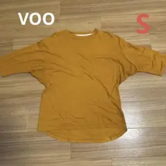 VOO 七分袖 カットソー マスタードイエロー