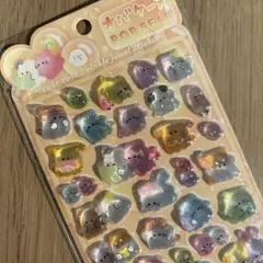 在庫処分セール　オバケーヌ　ドロップシール　ネコ