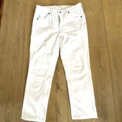 SOMETHING ホワイトデニムパンツ M