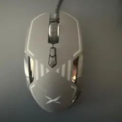 エルゴノミックグレー有線マウス