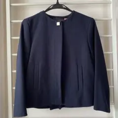 ZARAノーカラージャケット