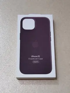 未使用】純正 iPhone 15ファインウーブンケース マルベリー - メルカリ